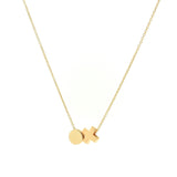 Gold 'Baby Kiss Hug' Necklace