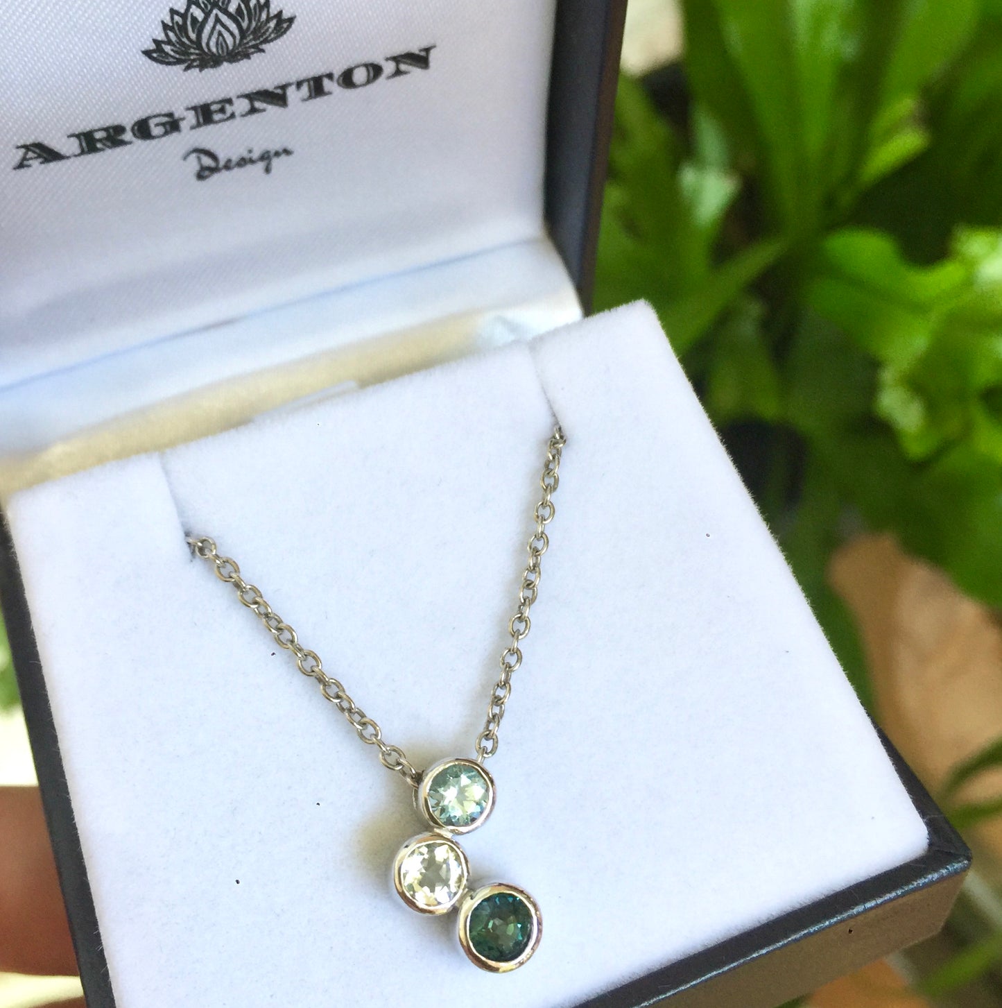 White Gold Ocean Small Bubble Pendant ONLY