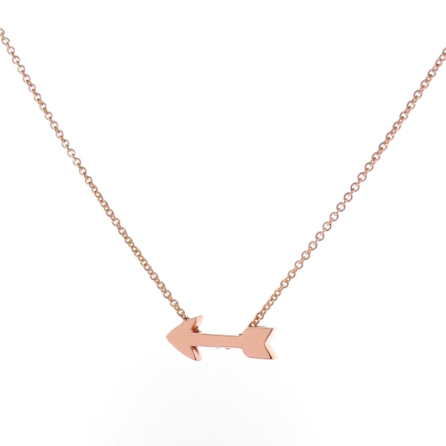 Rose Gold Baby Arrow Pendant or Necklace