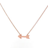 Rose Gold Baby Arrow Pendant or Necklace