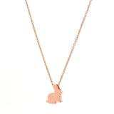 Rose Gold  'Baby Bunny' Pendant