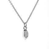 Sterling Silver Duo Crystal Necklace