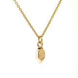 Yellow Gold Small Crystal Pendant