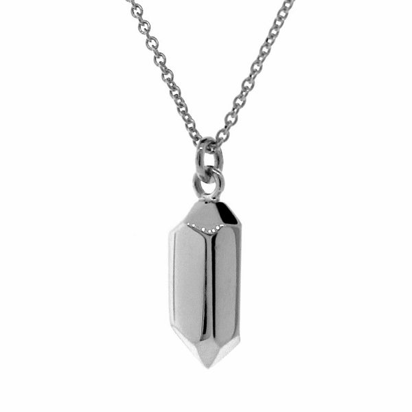 Sterling Silver Medium Crystal Pendant