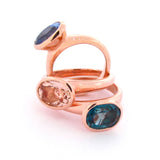 Rose Gold Morganite Small Simplicity Ring