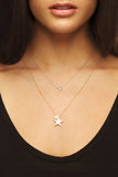 White Gold Diamond 'Heart & Star' Necklace