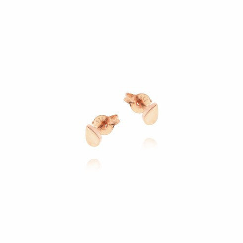 rose gold mini- dot, triangle or drop stud