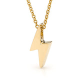 Yellow Gold 'Baby Lightning Bolt' Pendant