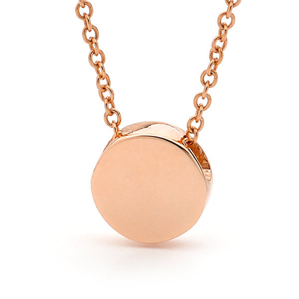 Rose Gold 'Baby Disc' Pendant