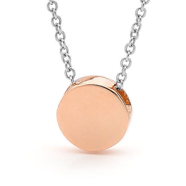 Rose Gold and silver 'Baby Disc' Necklace or Anklet