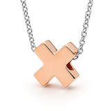 Rose Gold and silver 'Baby Kiss' Necklace or Anklet