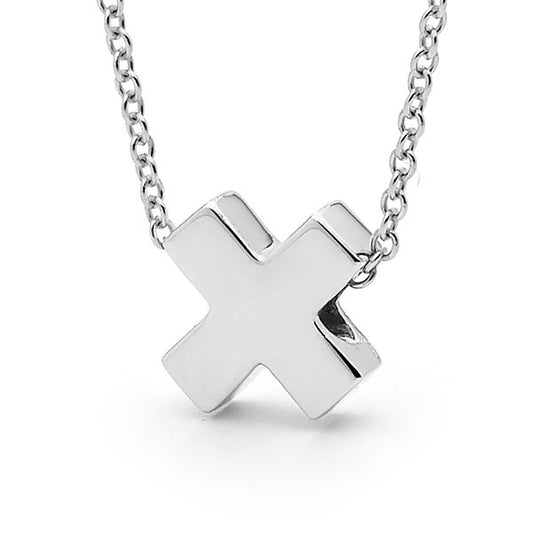 White Gold Baby Kiss Pendant