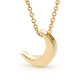 Sterling Silver & Yellow Gold '2 Moons' Necklace