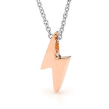 Rose Gold and silver 'Baby Lightning Bolt' Necklace or Anklet