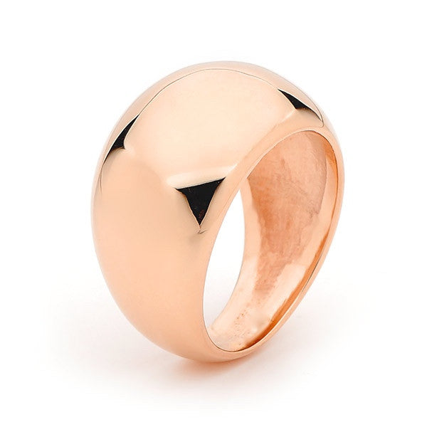 Rose Gold Wide Eclipse Ring