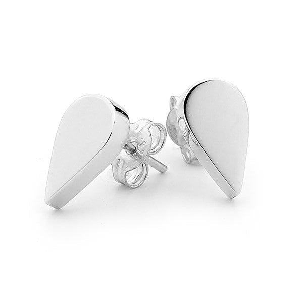 Sterling Silver 'Baby Drop' Stud Earrings