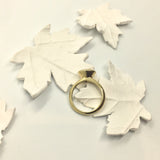 Yellow Gold Oval Citrine  Simplicity Ring