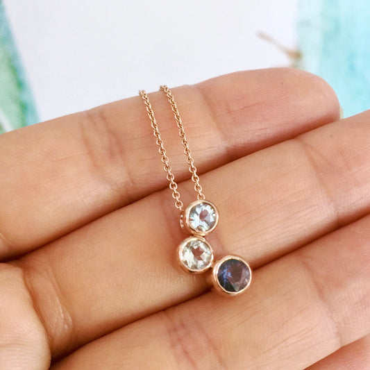 Rose Gold Ocean Small Bubble Pendant only