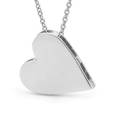 Sterling Silver Big Heart Pendant