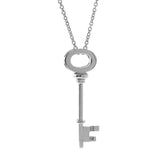 Sterling Silver Key Pendant
