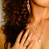 Rose Gold Small Crystal Pendant