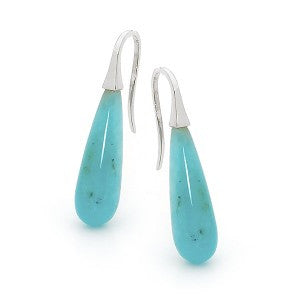 Sterling silver Amazonite 'ShortDrop' earrings