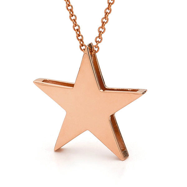 Rose Gold Large Star Pendant